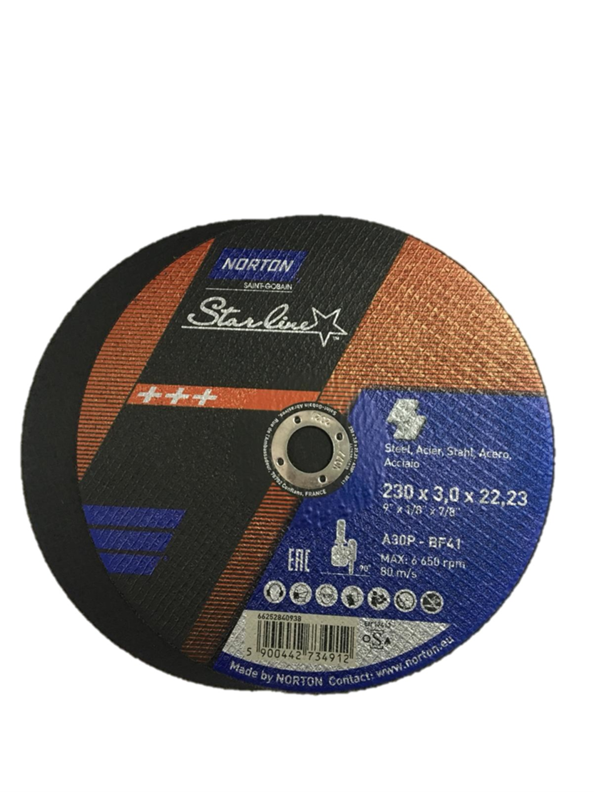 Norton Starline Taşlama Taşı 180x8.0x22.23mm