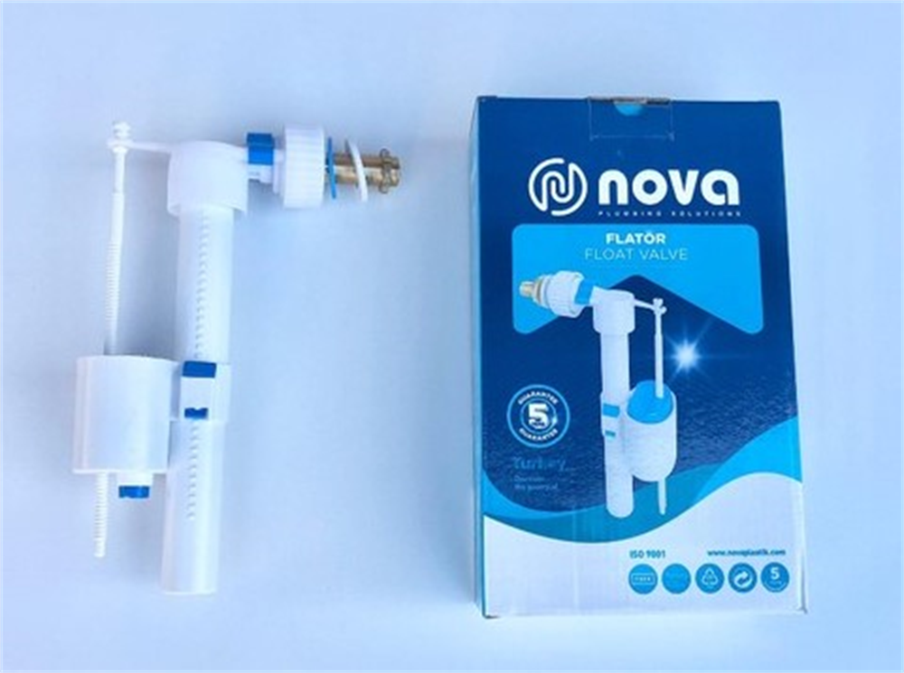 Nova 3/8 Pirinç Yandan Modern Flatör Doldurmalı Rezervuar İç Takımları