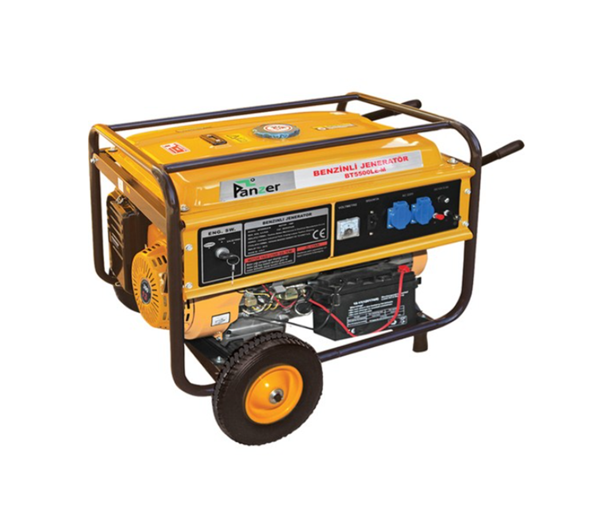 Panzer Monofaze 5.5 Kva Marşlı Portatif Benzinli Jeneratör