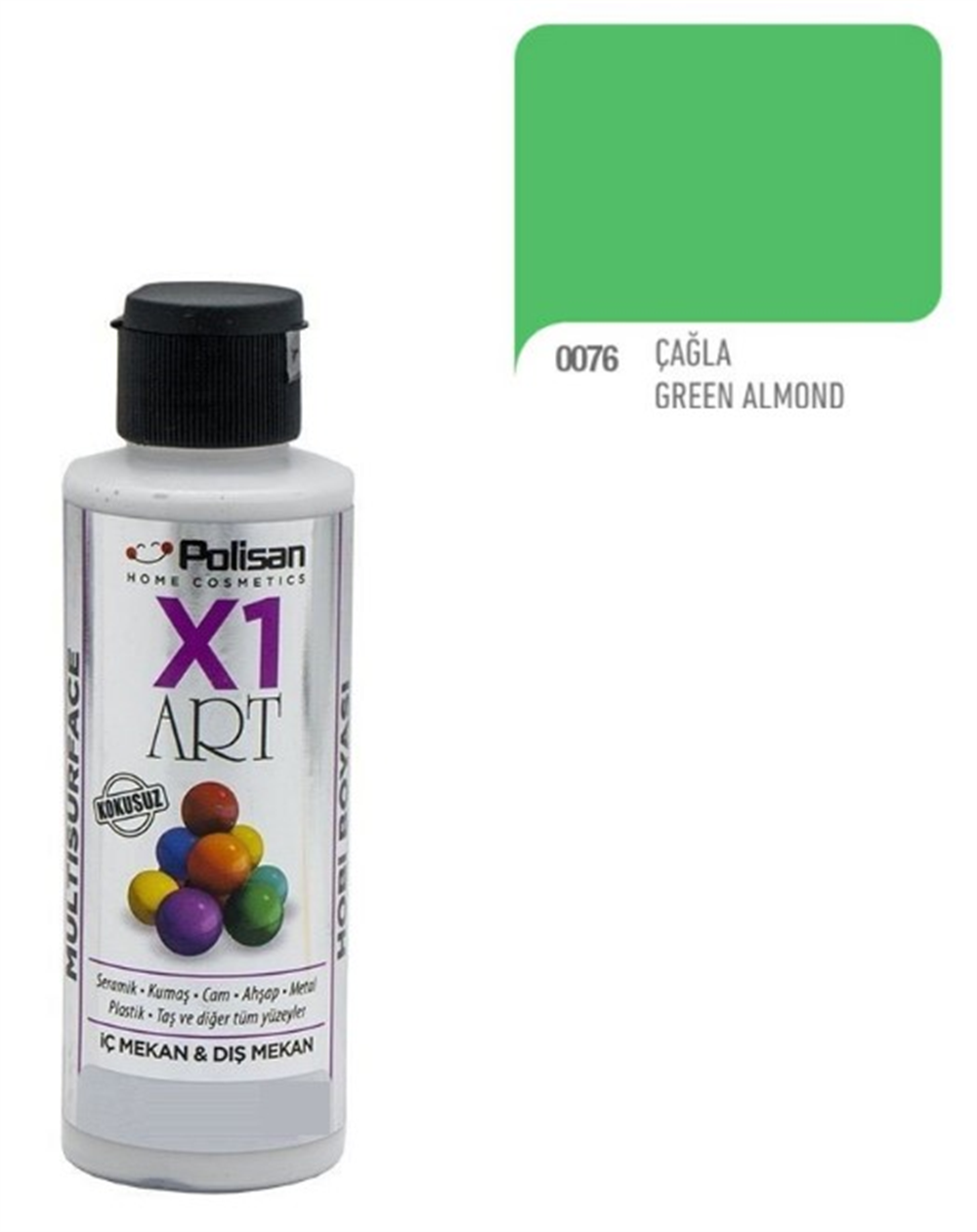 Polisan X1 Art Multısurface Hobi Boyası 120 ML