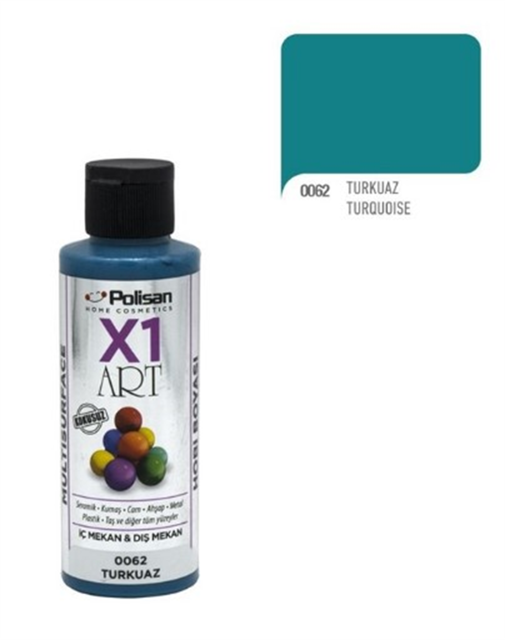 Polisan X1 Art Multısurface Hobi Boyası 120 ML
