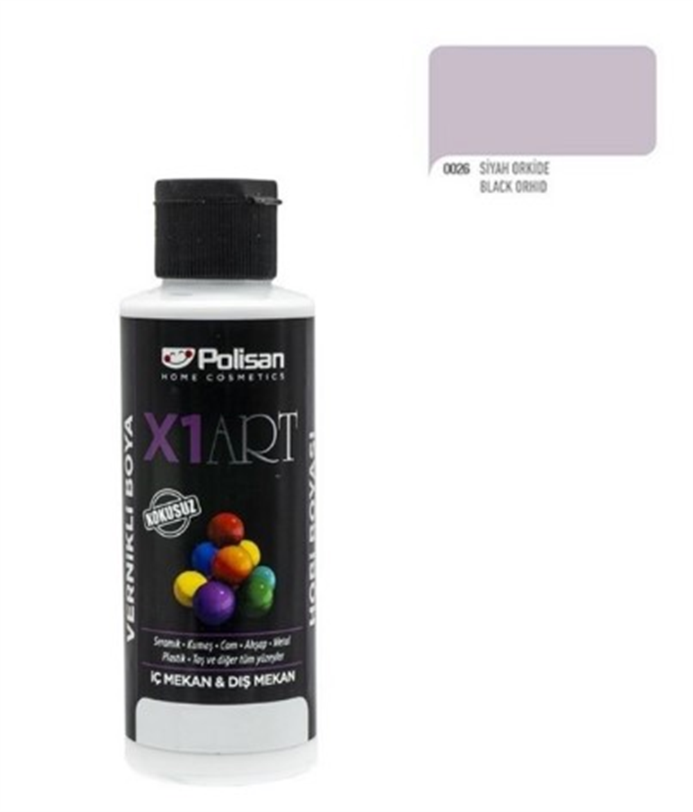Polisan X1 Art Vernikli Hobi Boyası 120 ML
