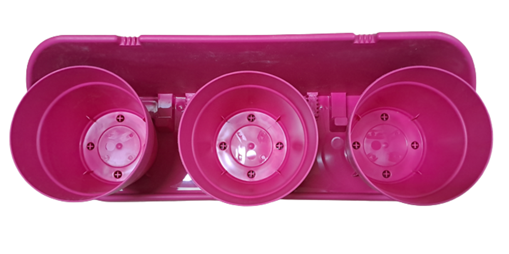 Poliwork Manolya 13 Triple Balkon Saksısı Pembe