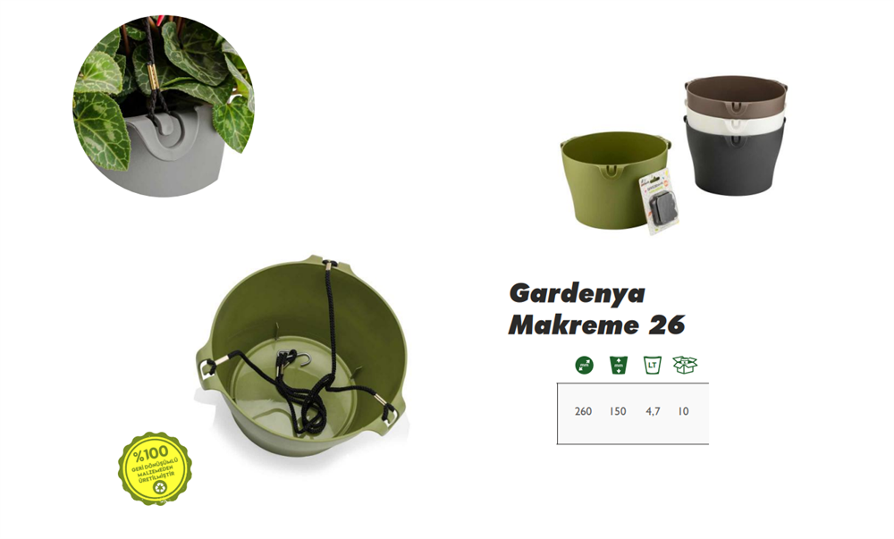 Poliwork Manolya Makreme 24 Antrasit