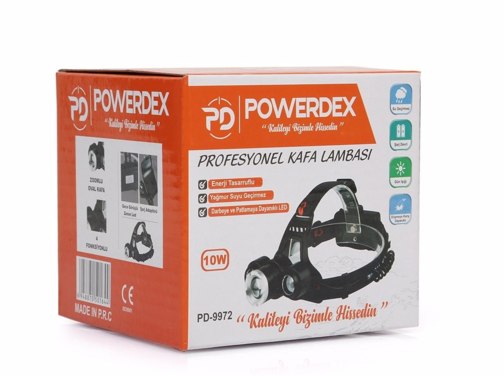 Powerdex Profesyonel Kafa Lambası PD-9972