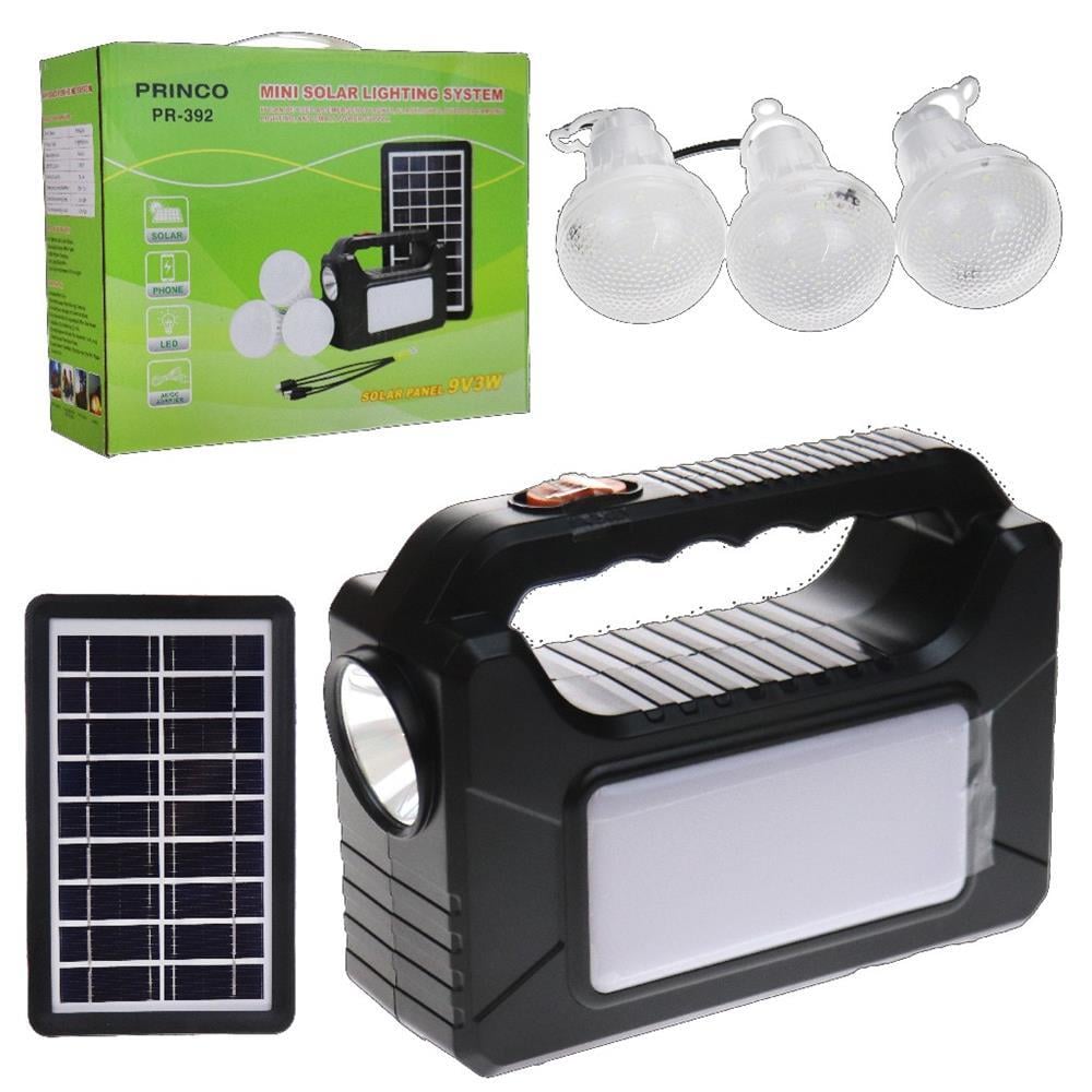 Prınco Fener Solar Panelli 9V 3W PR-392El Fenerleri