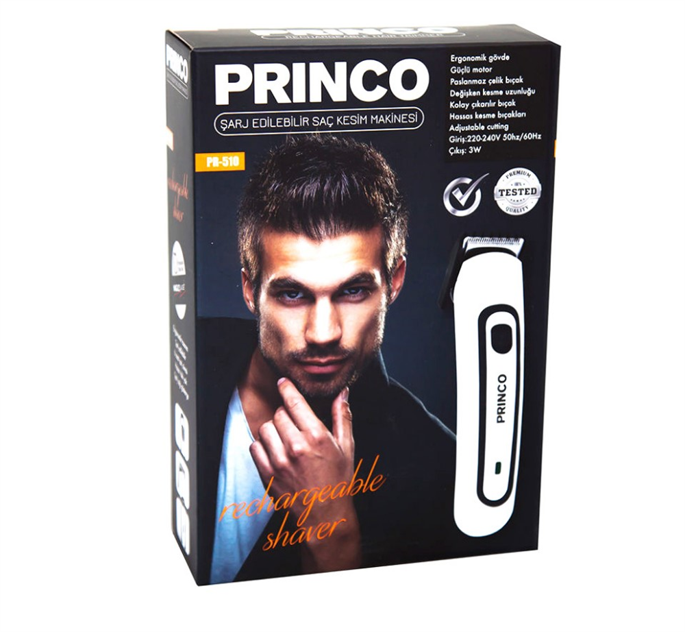 Prınco Şarjlı Saç Kesme Makinası PR-510