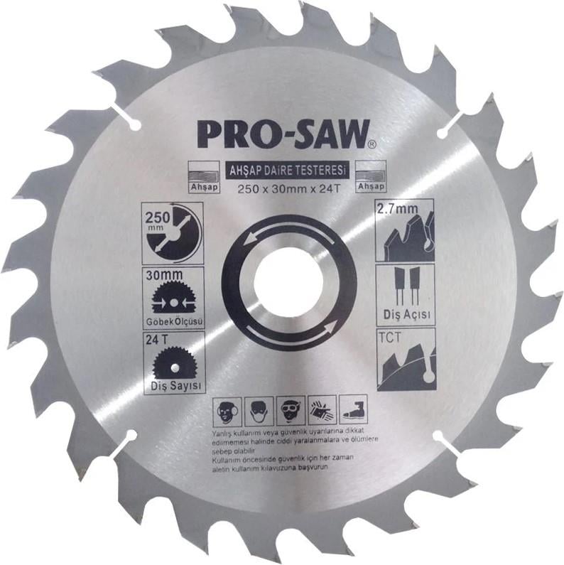 Pro-Saw Sunta Testeresi 250*30/25mm 24t Ps51231Testereler