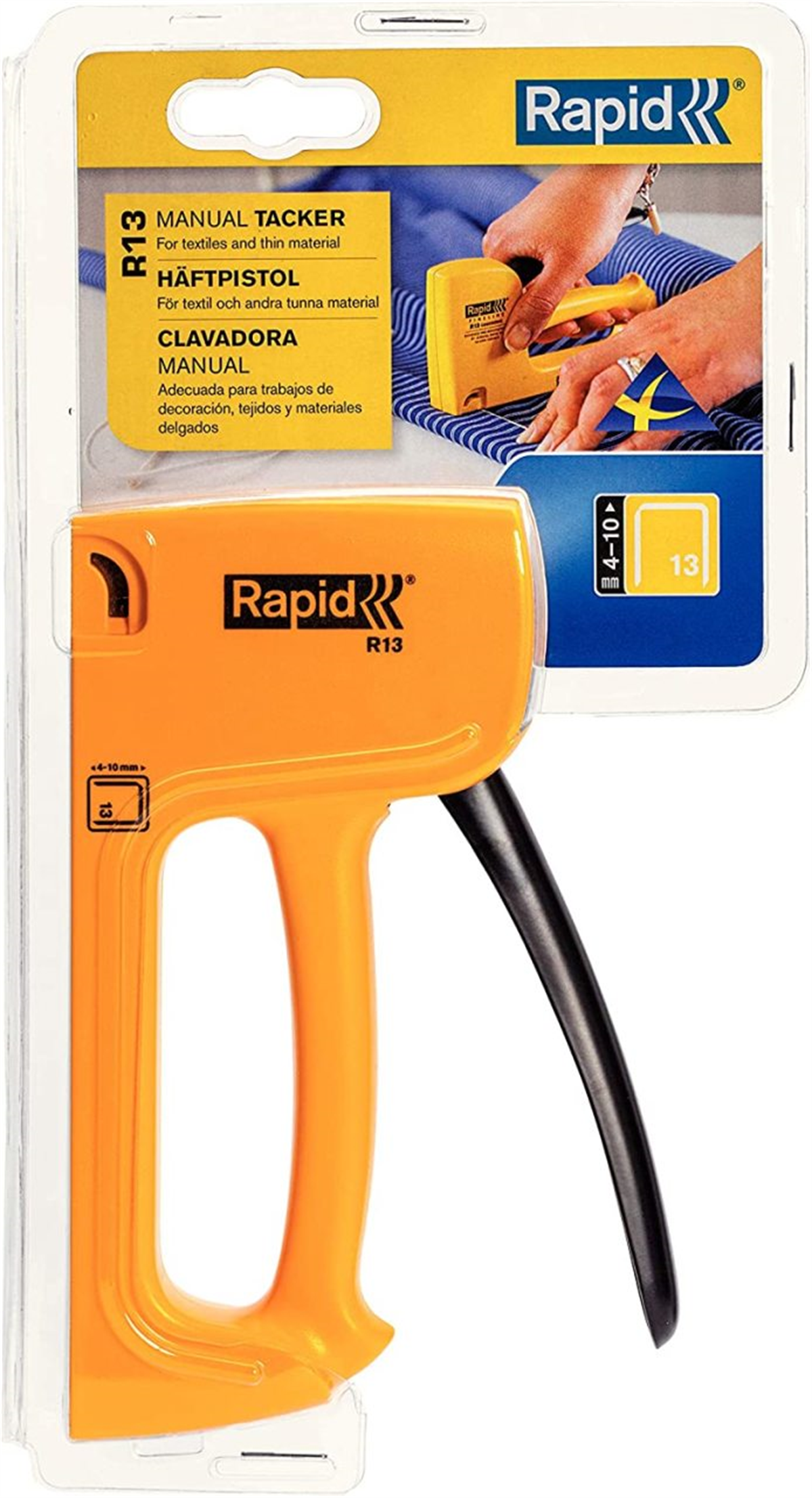Rapid Zımba R13 Mekanik Tabanca Sarı