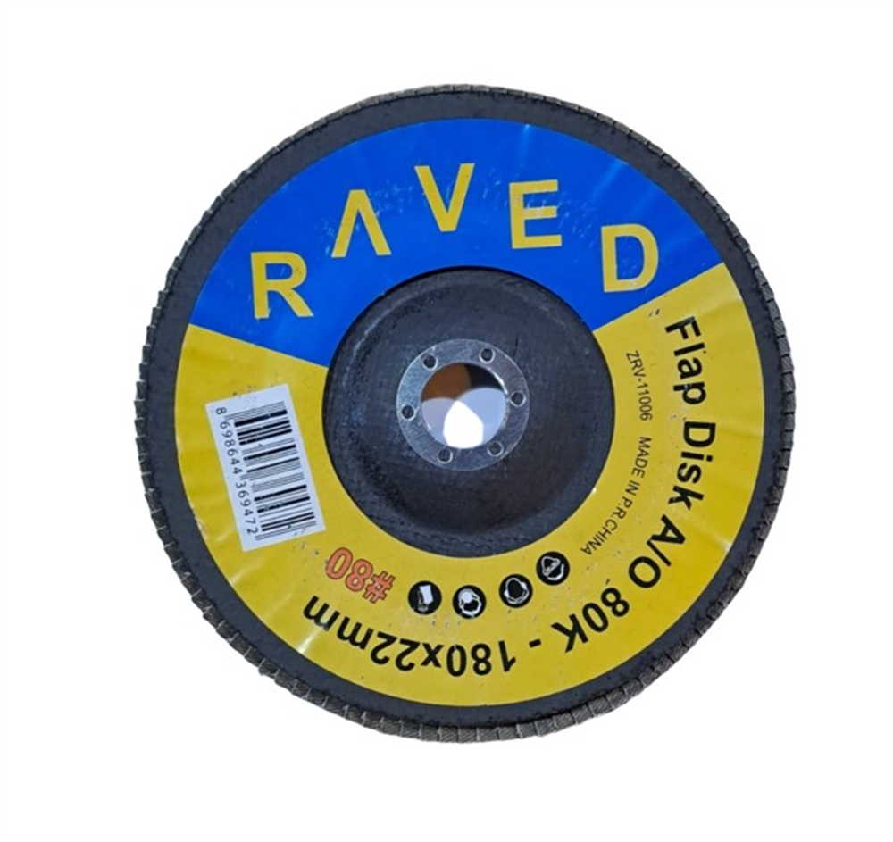 Raved Flap Disk Zımpara 180x22 Mm 80 KumDisk Zımparalar