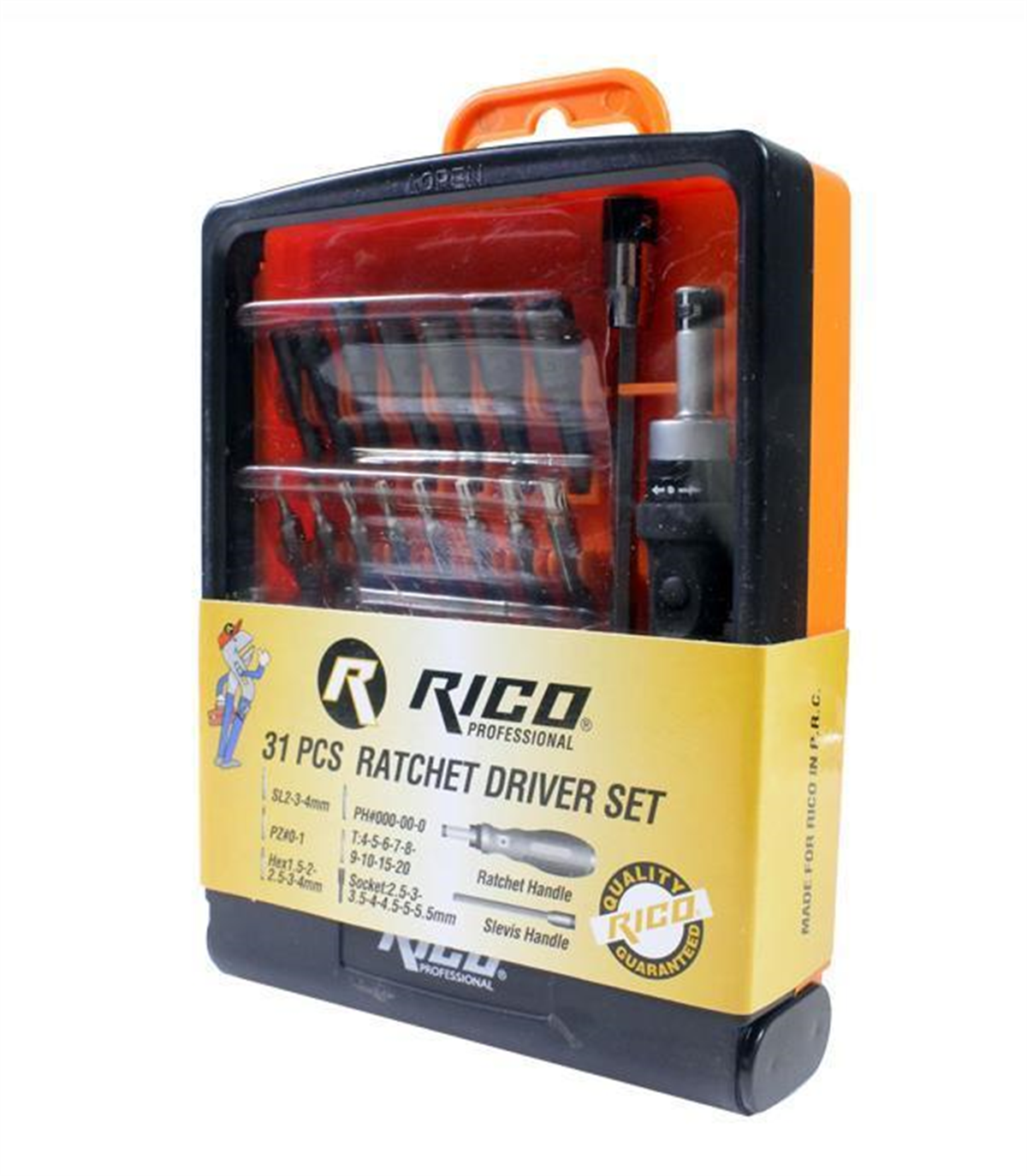 Rico 31 Parça Tornavida Bits Set RC2002