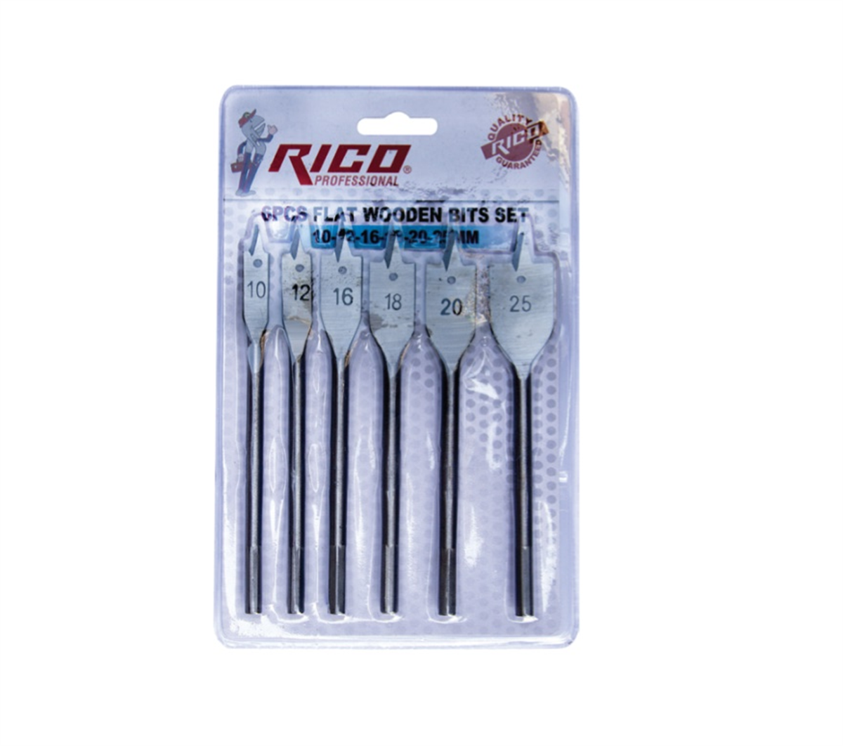 Rico 6 Parça Yaprak Matkap Ucu Takımı RC1300