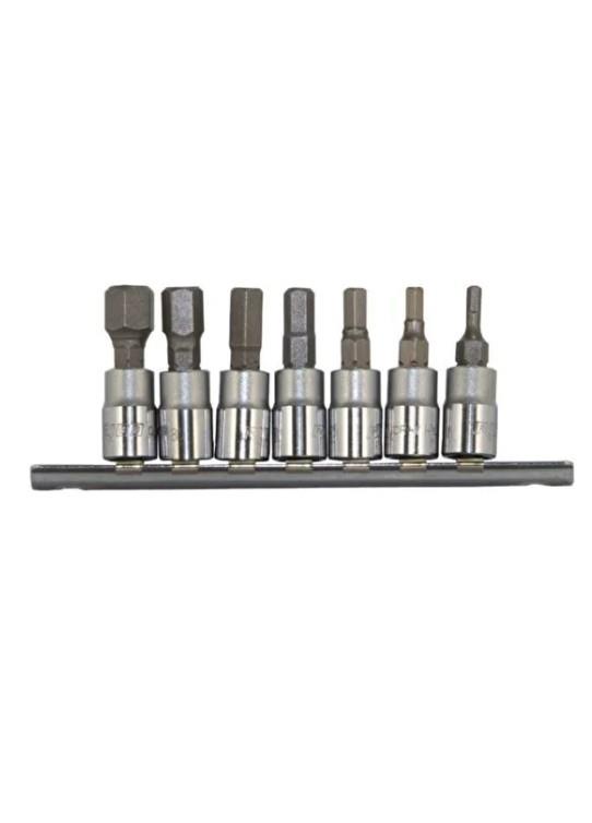 Rıco 7 Parça 1/4 Lokmalı Allen Uç Set RC7023Lokma Grubu