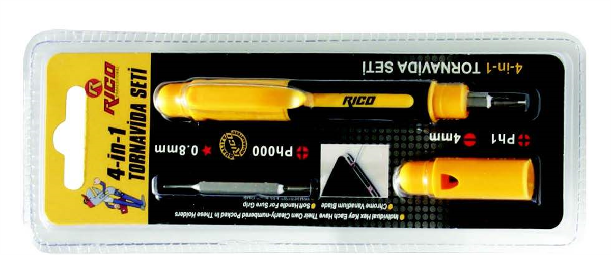 Rico Telefoncu Tornavida 4 in 1