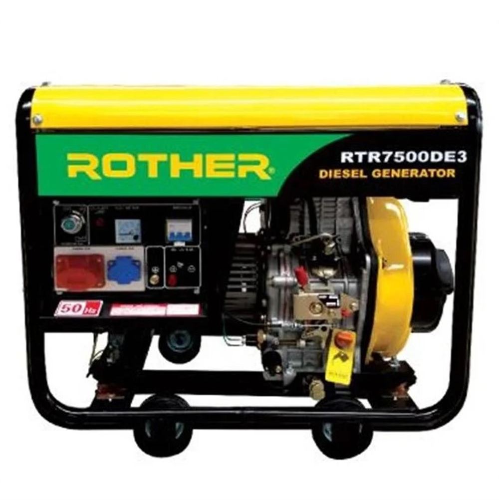 Rother RTR7500DE3 Dizel Jeneratör Trifaze 6.5 KVAJeneratör(güç kaynakları)