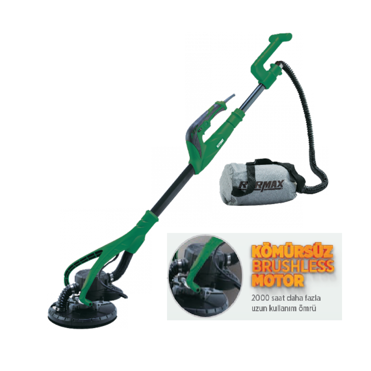 Rtrmax Rtm3795 Alçıpan Duvar Zımparalama Makinası(TEŞHİR ÜRÜNÜ)