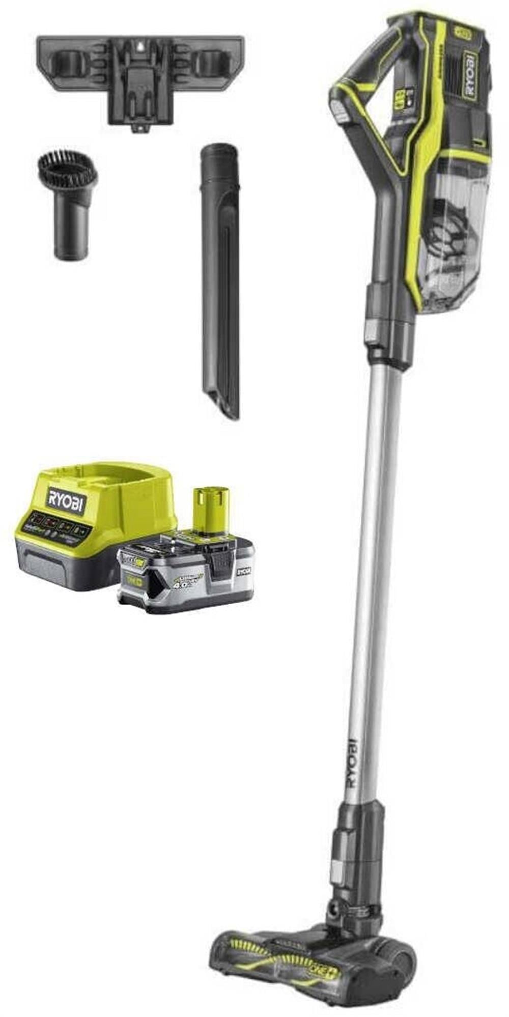 Ryobi R18SV7-140G Dikey El Süpürgesi 18V Kömürsüz Akülü