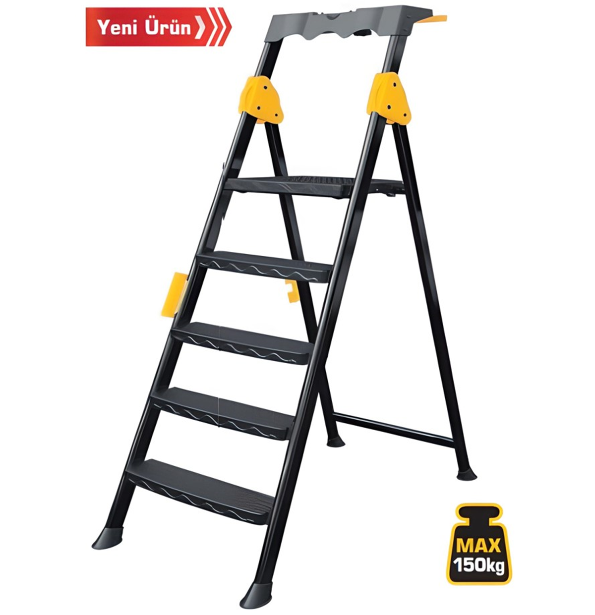 SGS 4+1 Basamaklı Metal Merdiven Prostep SGS1174
