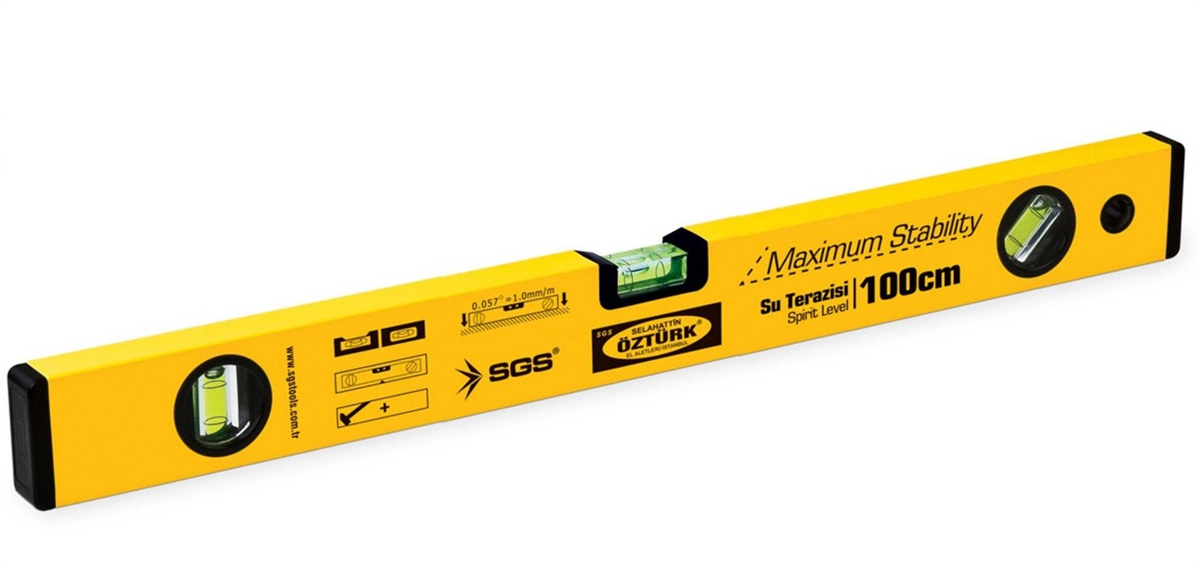 SGS Alüminyum Su Terazisi 100 Cm SGS1714Su Terazileri