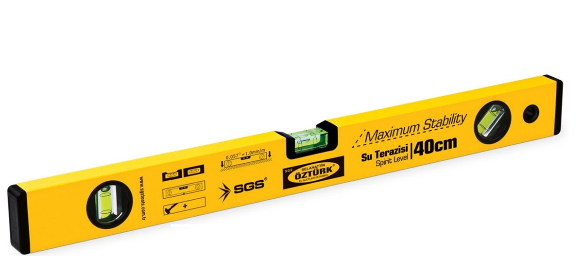 SGS Alüminyum Su Terazisi 40 Cm SGS1710Su Terazileri