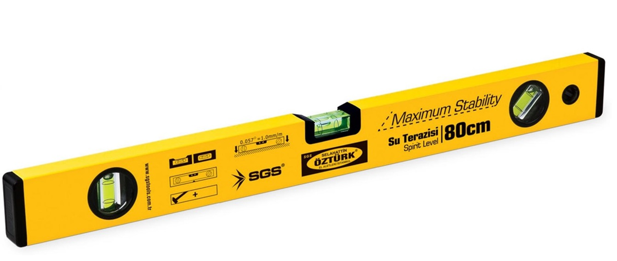 SGS Alüminyum Su Terazisi 80 Cm SGS1713Su Terazileri