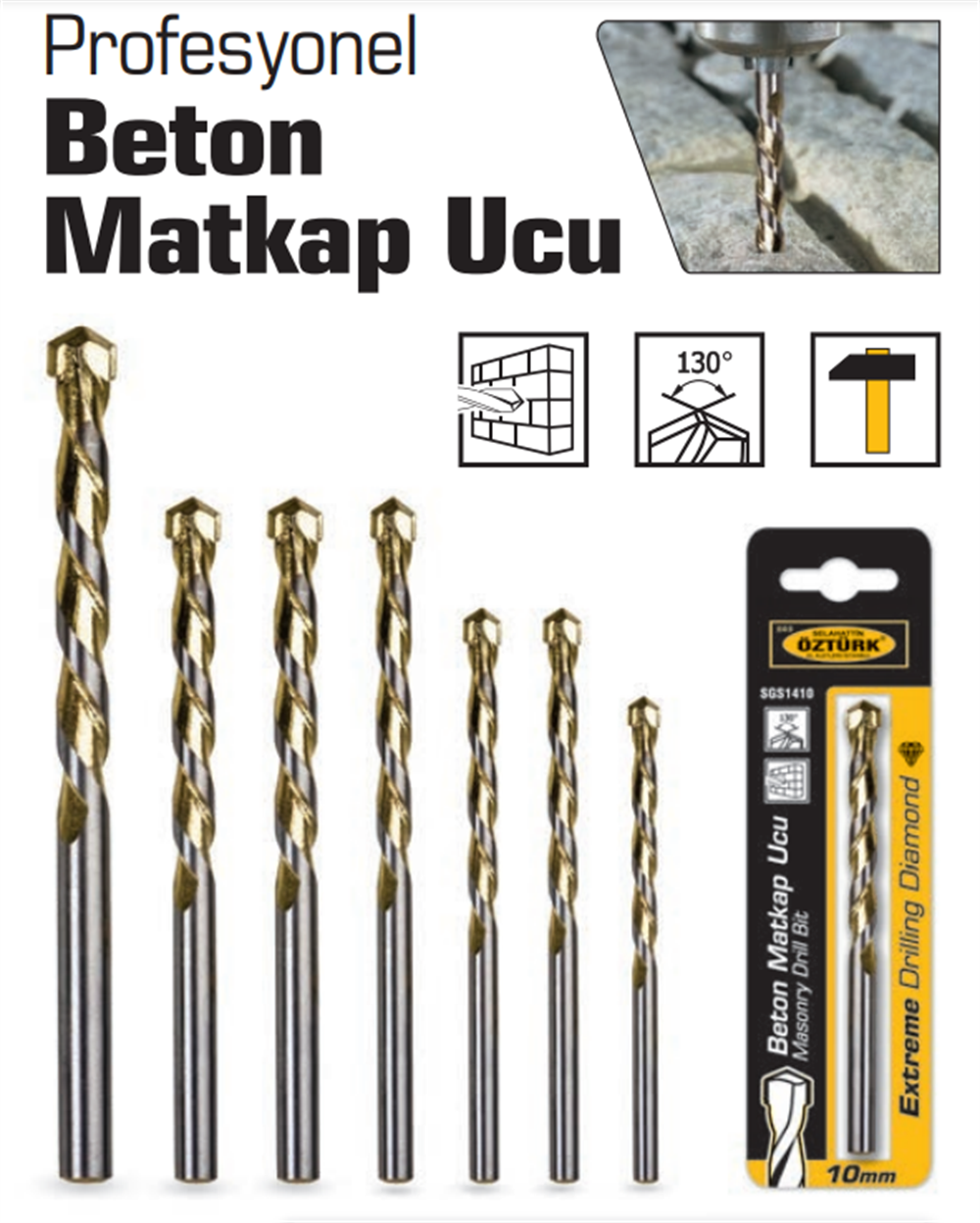Sgs Beton Matkap Ucu 7 Mm SGS1407