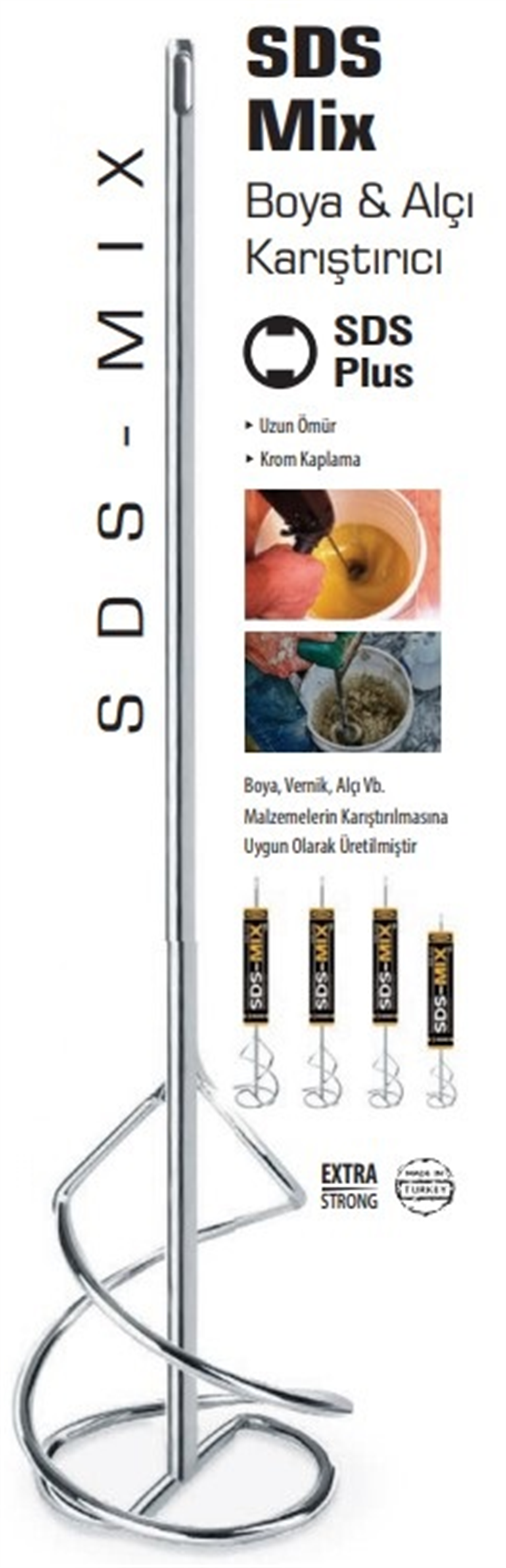 SGS Boya Ve Alçı Karıştırıcı 100 Mm SGS257Yapı Malzemeleri