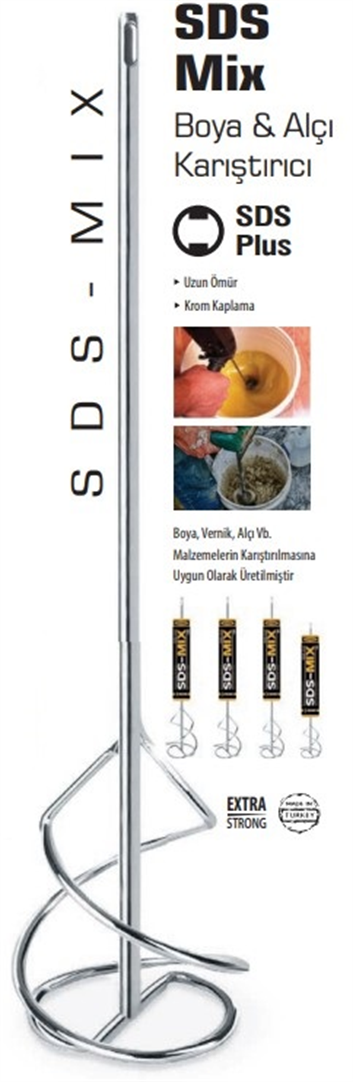 SGS Boya Ve Alçı Karıştırıcı 80 Mm SGS256Yapı Malzemeleri