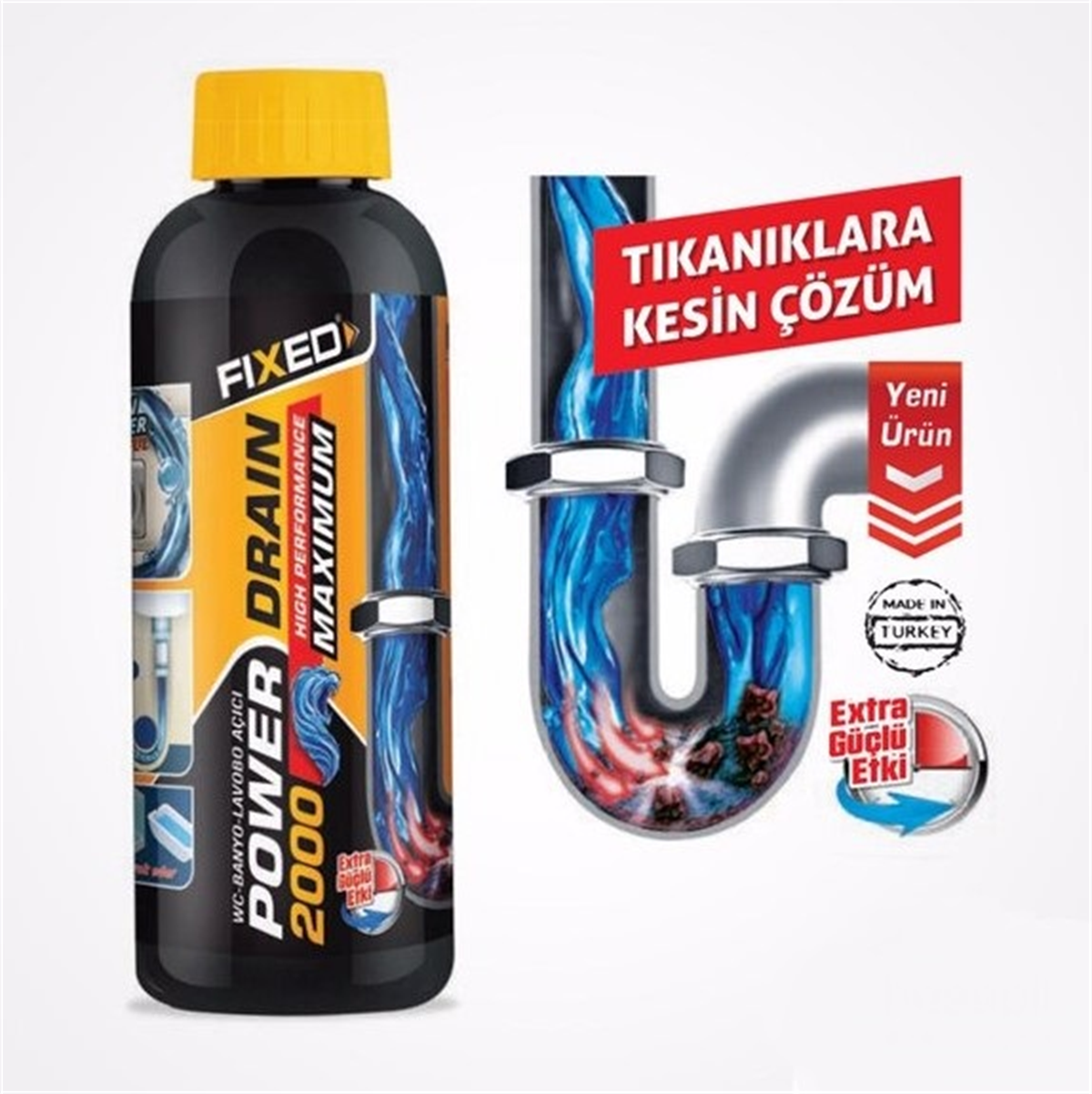 SGS Fıxed Wc-Banyo-Lavabo Açıcı 1000 Gr F-2001