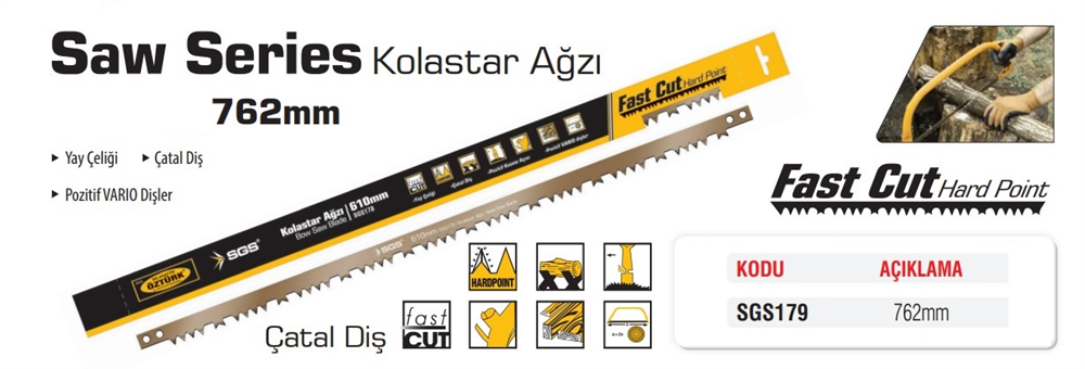 SGS Kolastar Ağzı Çatal Diş 76 Cm SGS179