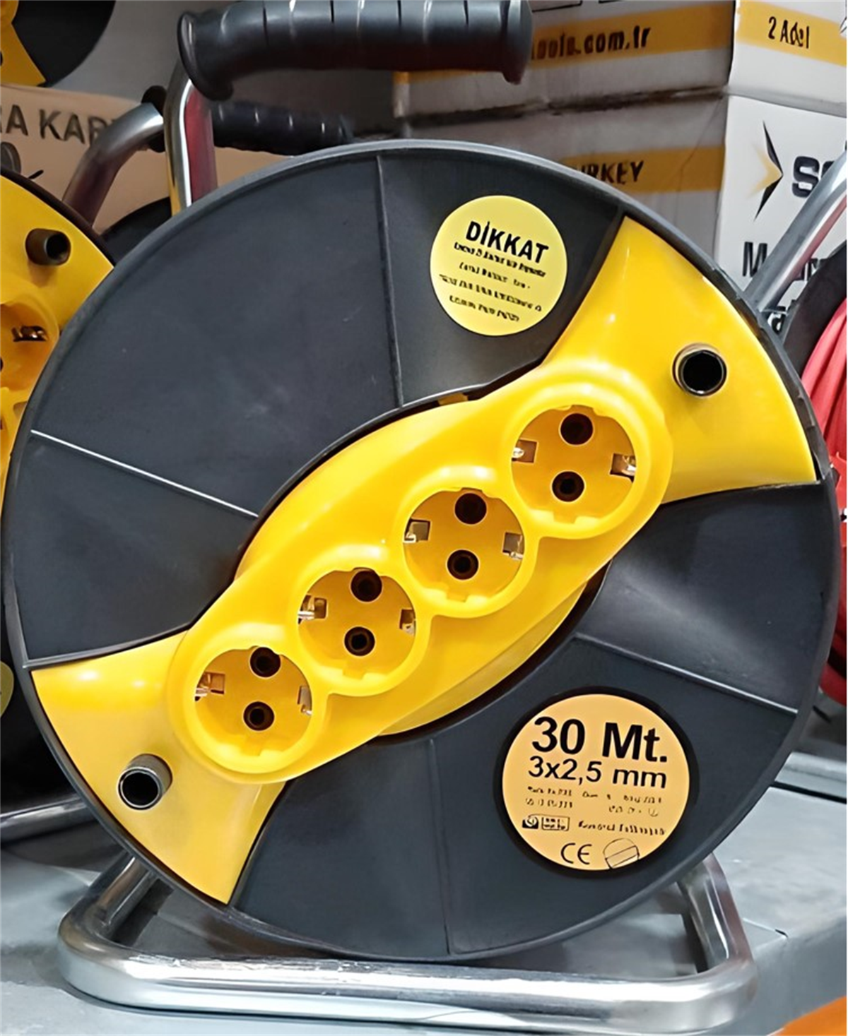 Sgs Makaralı Uzatma Kablo 3x2.5mm 30 Mt SGS2134