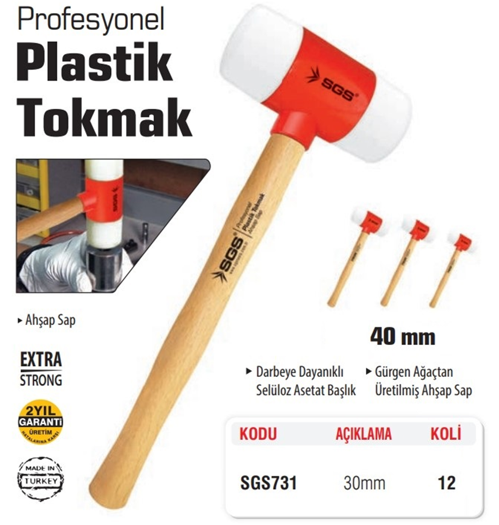 SGS Plastik Tokmak 30 Mm SGS731