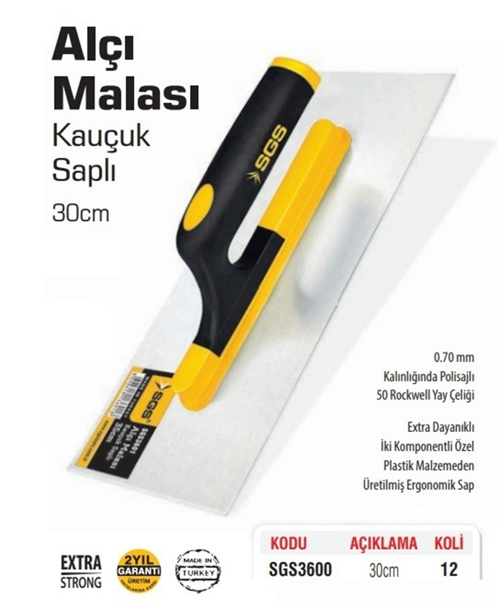 Sgs Profesyonel Alçı Mala 30 Cm SGS3600