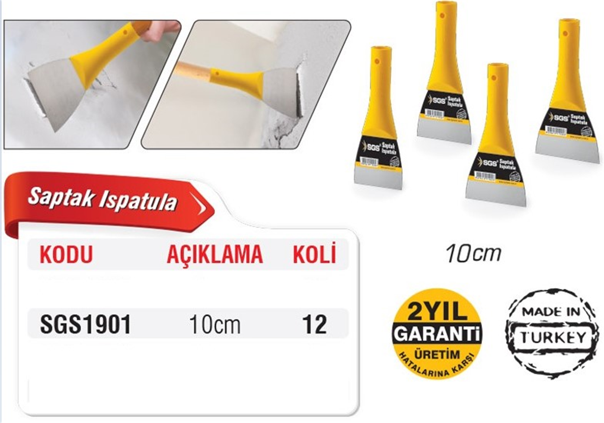 SGS Saptak Ispatula 10 Cm SGS1901