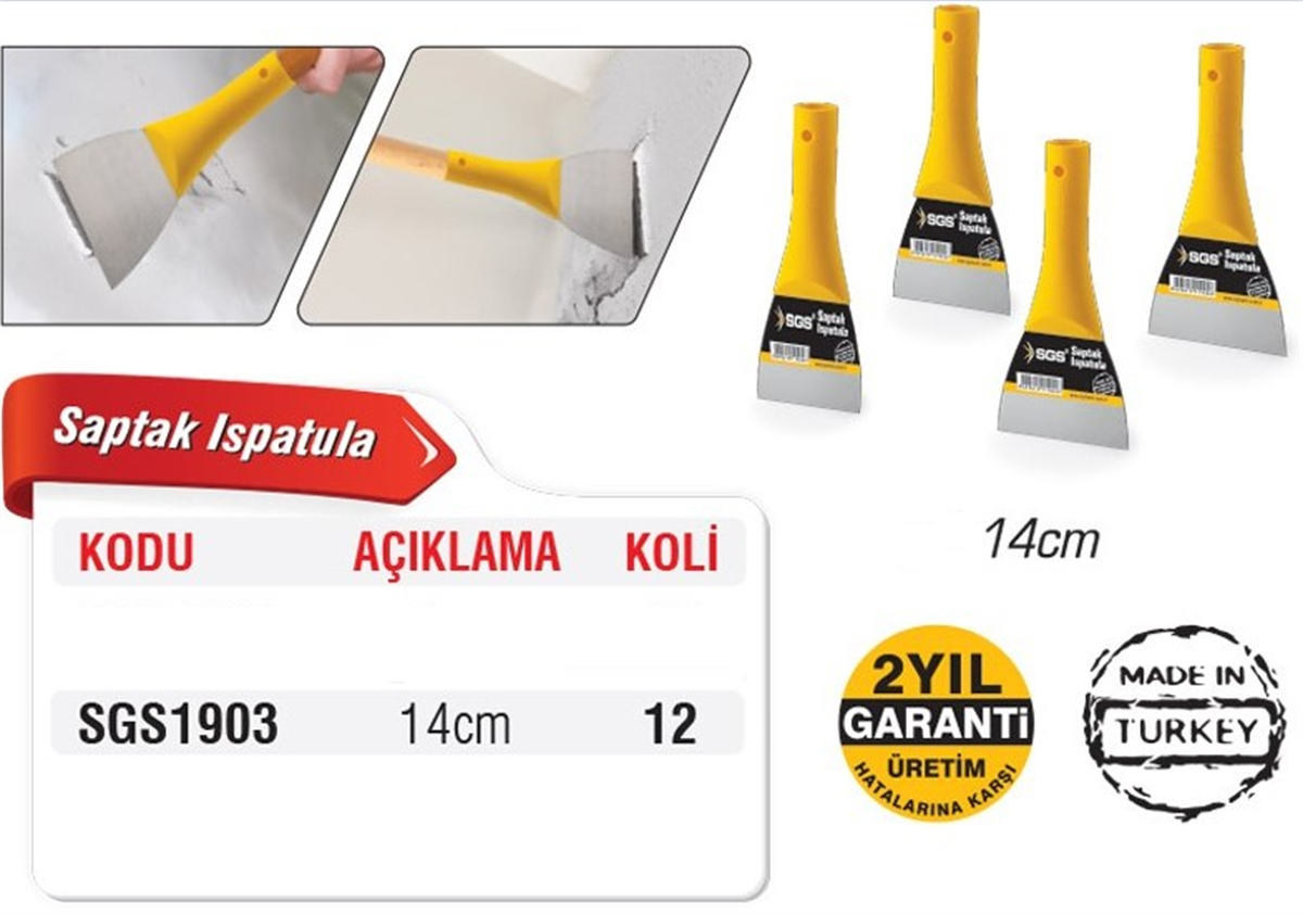 SGS Saptak Ispatula 14 Cm SGS1903