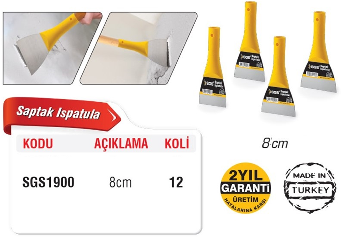 Sgs Saptak Ispatula 8 Cm Sgs1900