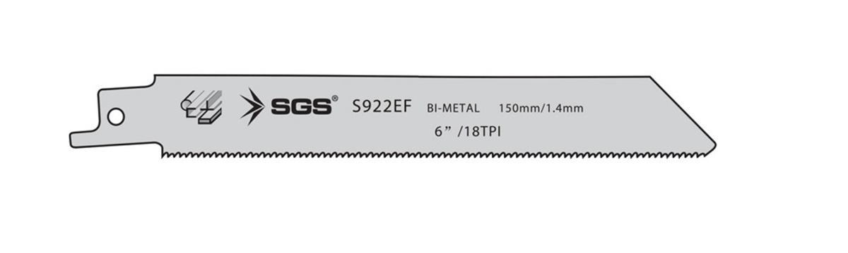 SGS Tilki Kuyruğu Bıçak 150mm S922EF SGS2712 1 Adet