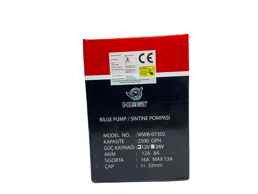 Sintine Pompası 2500 12v Hegi