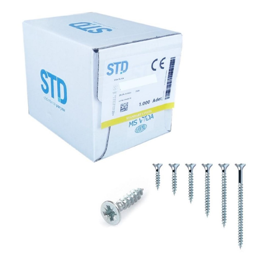 Standart Sunta Vidası 3.5X25 (1000 Adet)