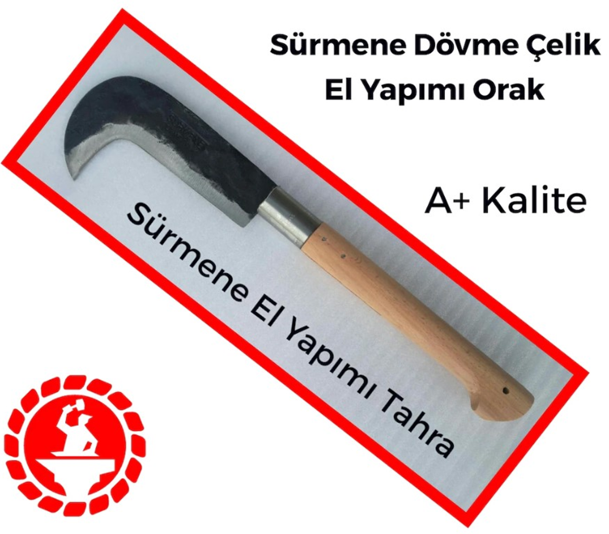 Sürmene Dövme Çelik El Yapması Tahra - Büyük Boy