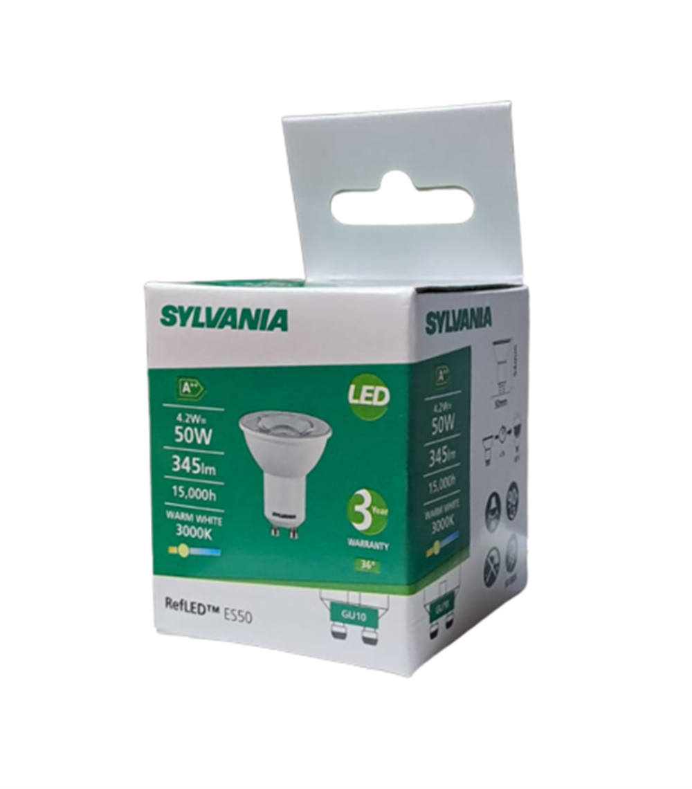 Sylvanıa Led Çanak Ampul GU10 Duy 4.2W Günışığı