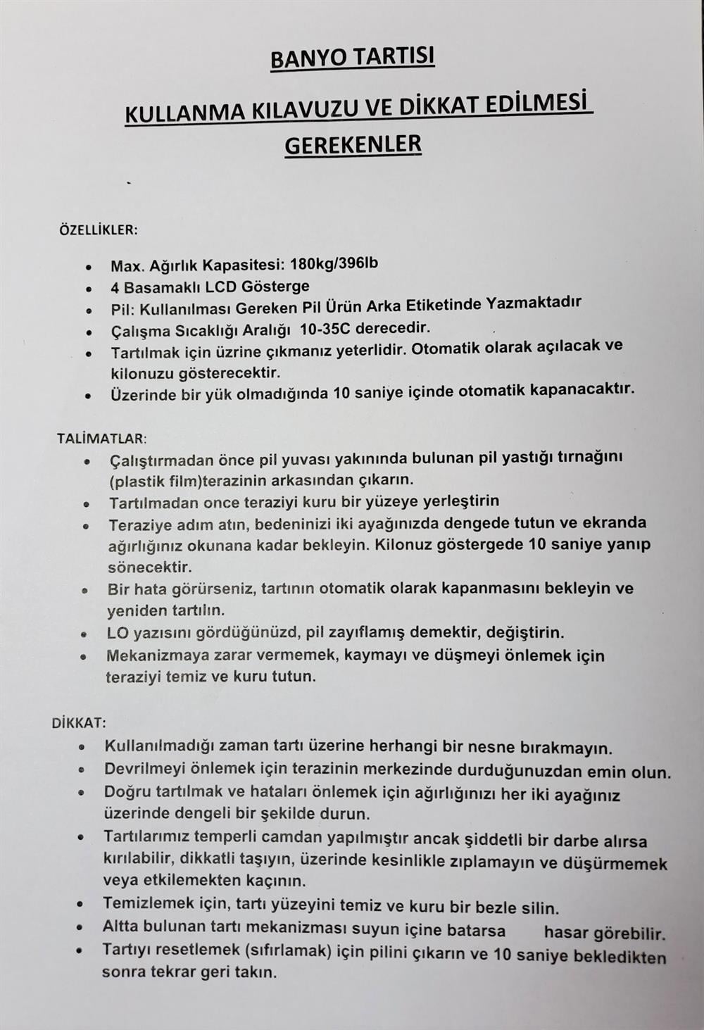 Techfit Baskül Desenli TF-1053