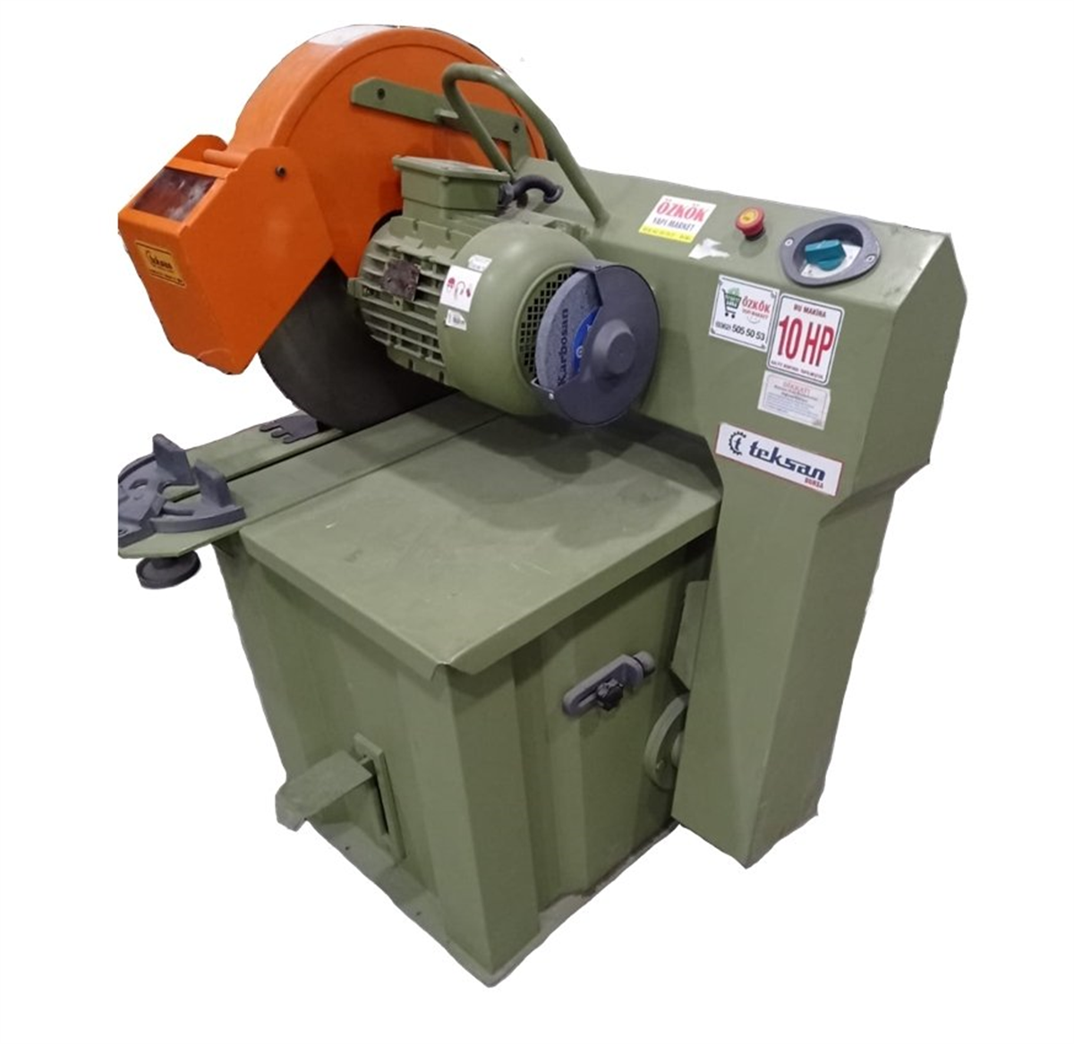 Teksan Profil Kesme Makinası 380 Volt 10 Hp