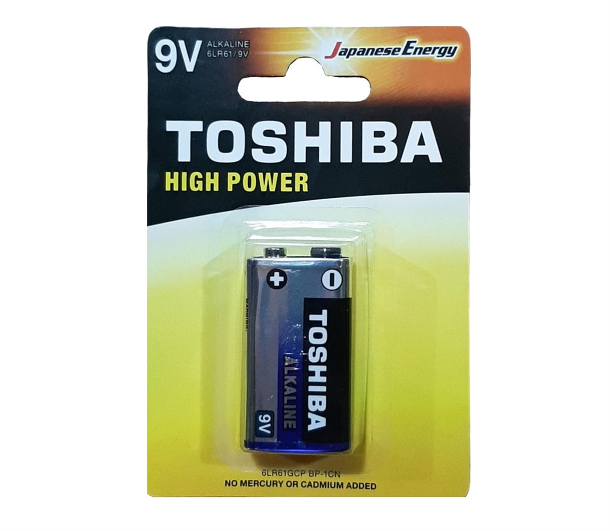 Toshıba 9V Alkalıne Pil