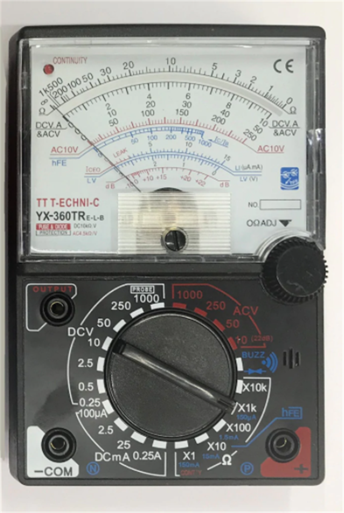 TT Technic YX-360E-L-B Analog Multimetre - Ölçü Aleti