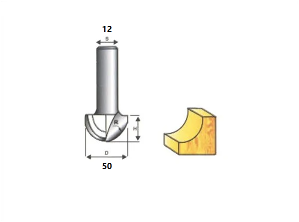 U Derz Bıçağı 50mm Db1203