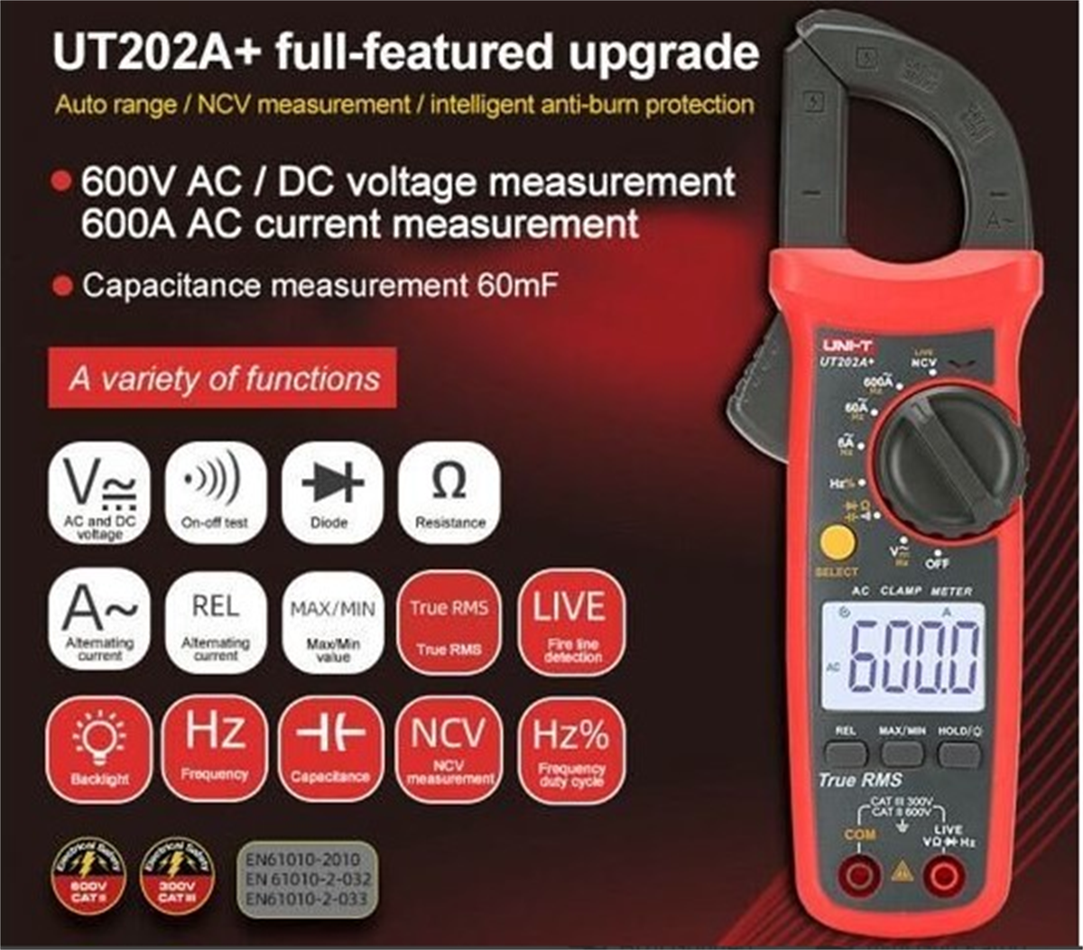 Unı-T Pensambermetre UT202A+