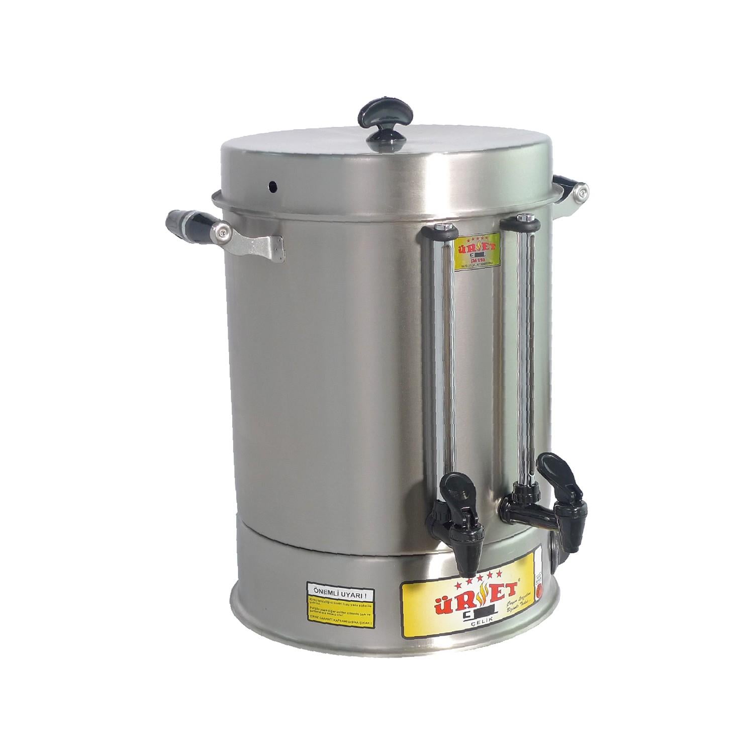 Üret Çay Makinası Çelik Elektrikli [80 Bardak]Çay Makineleri