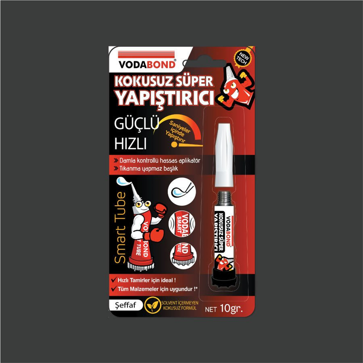 VODABOND Kokusuz Süper Yapıştırıcı Şeffaf 10gr