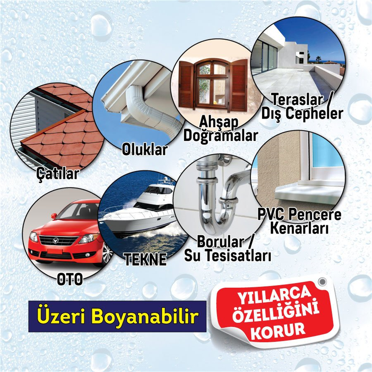 VODASEAL Leak Fix Kauçuk İzolasyon Spreyi Şeffaf 396gr